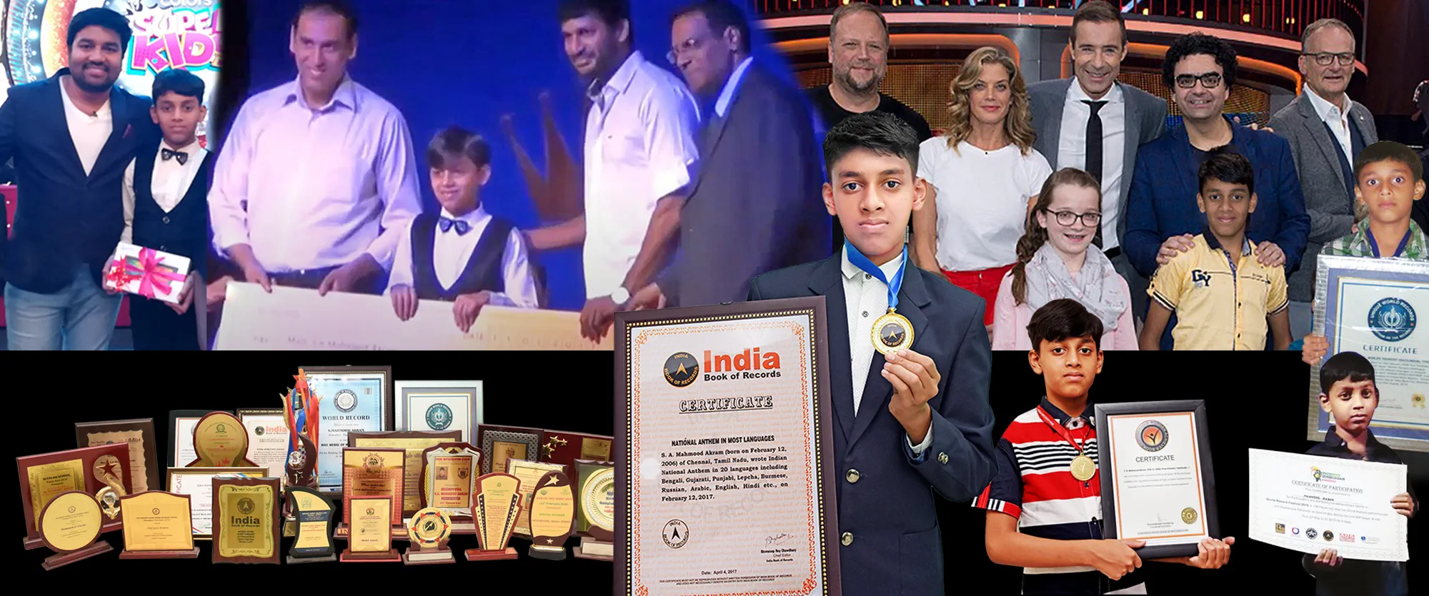 Various awards for excellence in linguistic achievement